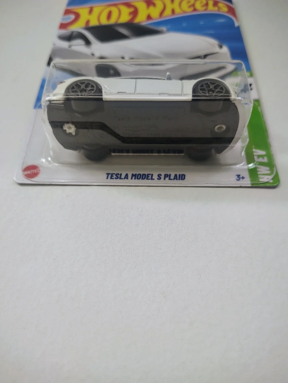 Tesla Model S Plaid Hot Wheels HW EV White 1/10 Diecast 2024